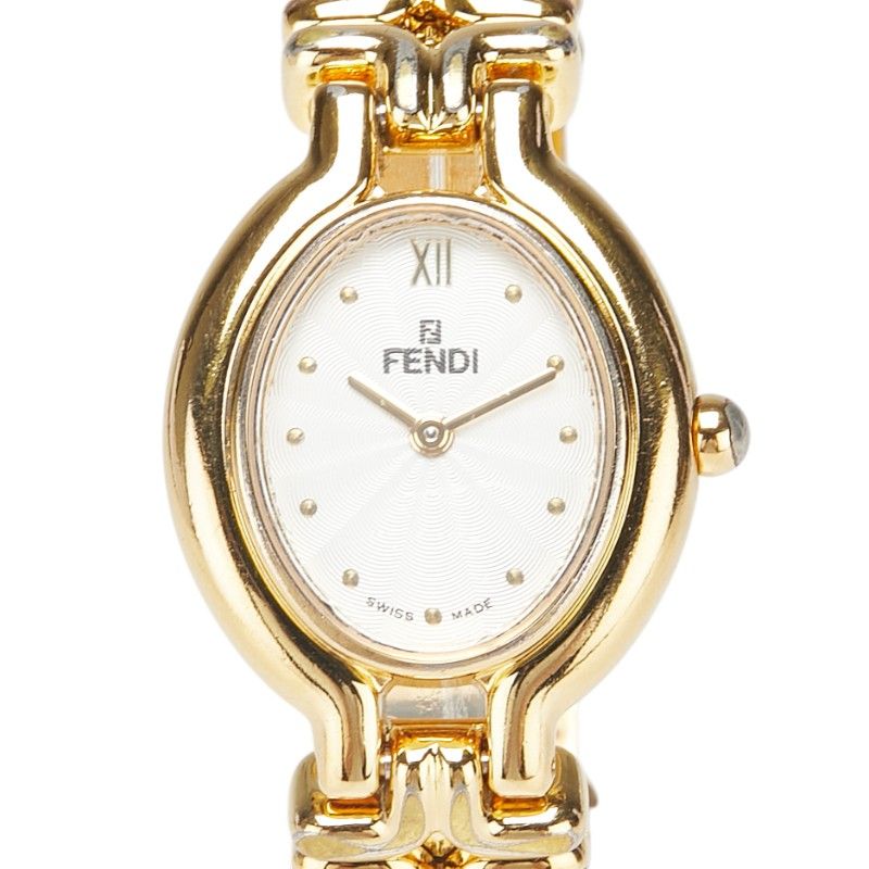 【✨極美品✨】FENDI　ブレスレット　バングル　ゴールド　レザー　16㎝ 極美品】FENDI ブレスレット バングル - メルカリ
