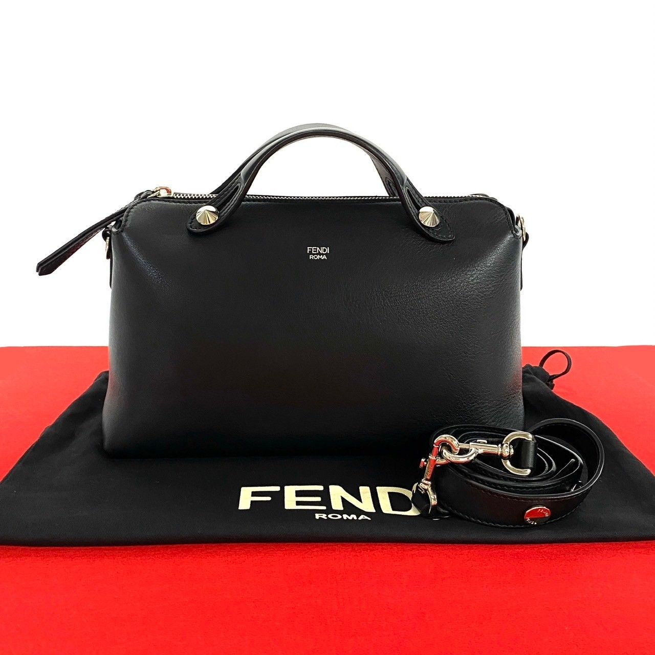 極 美品 希少品 袋付き FENDI フェンディ バイザウェイ ミディアム 