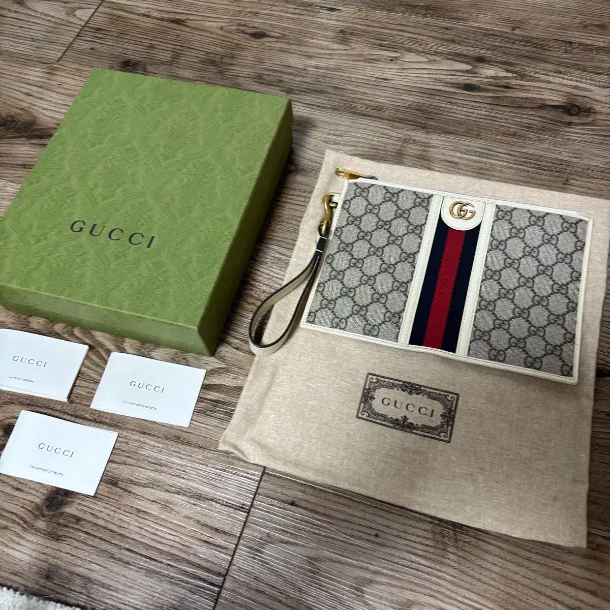 状態良し 付属品完備 GUCCI グッチ オフィディア クラッチバッグ