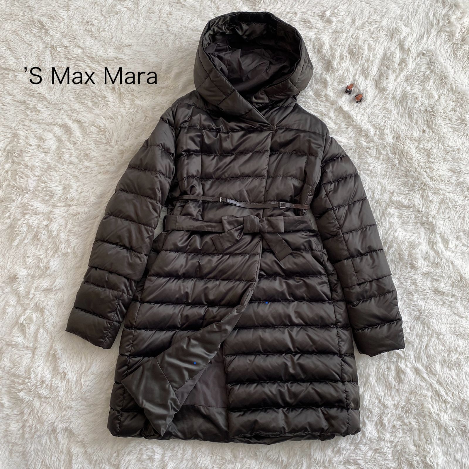 美品】'S Max Mara エスマックスマーラ リバーシブル ダウンコート XLサイズ ／ ２WAY ベルト付き シベリアンガチョウ レディース  大きいサイズ - メルカリ