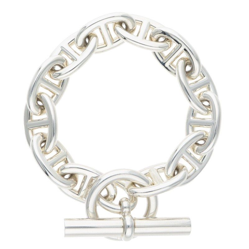 エルメス Chaine d'Ancre TGM シェーヌダンクルTGMシルバー