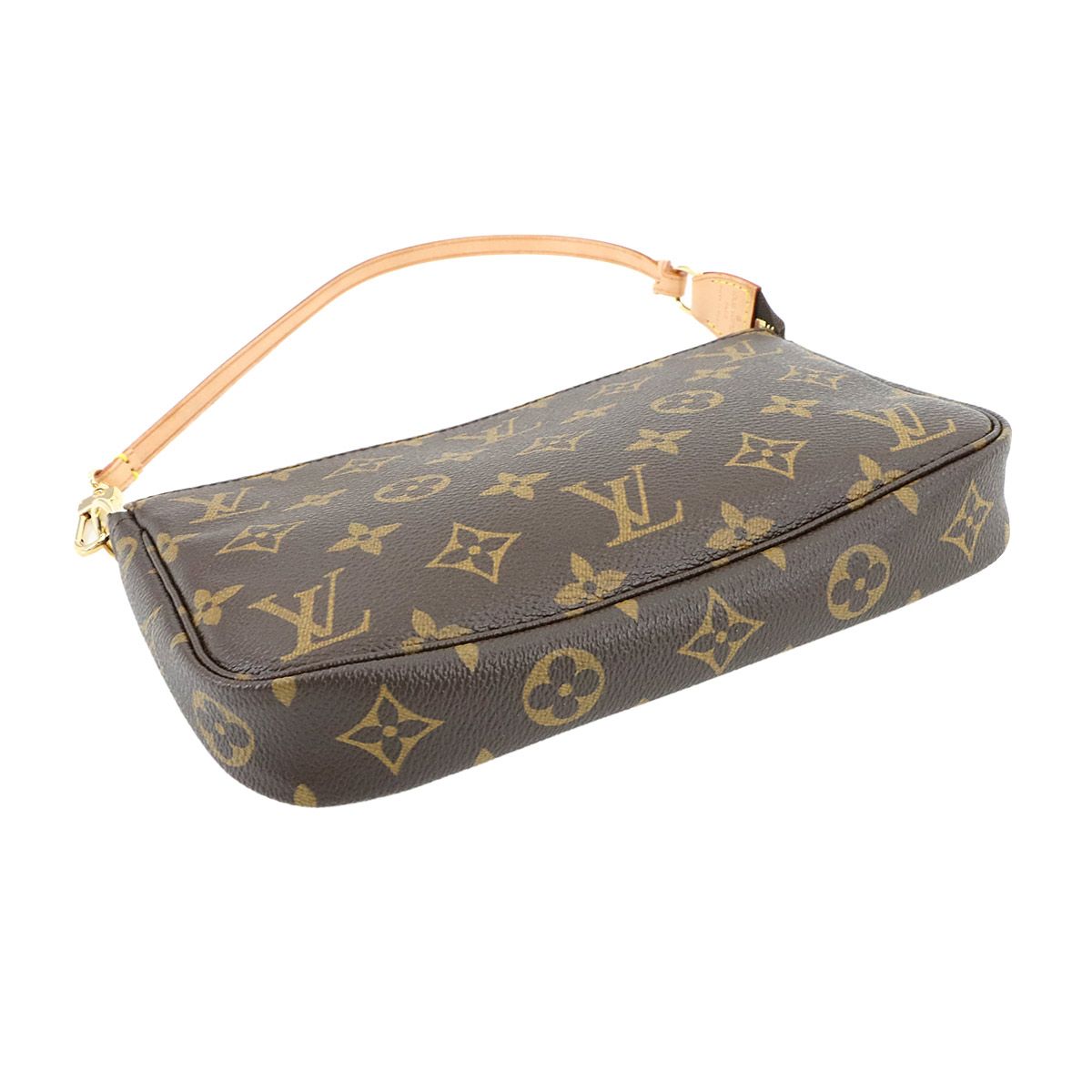 ルイヴィトン＊アクセソワール モノグラム ゴールド金具 新品同様 ルイ ヴィトン LOUIS VUITTON モノグラム ポシェット