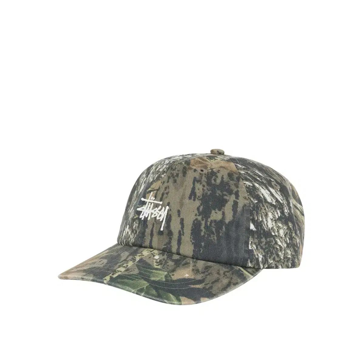 STUSSY ステューシー Washed Stock Low Pro Cap leaf camo