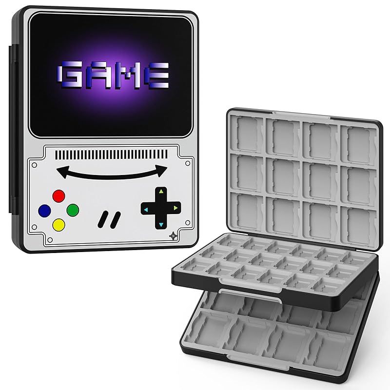 Switch ソフトケース Switchソフト60枚/3DSソフト24枚/MicroSDカード36枚同時に収納 ATiC カード収納ケース Switch/Switch Lite/ Switch有機ELモデル/3DS/3DSXL/DS/DSi対応 ゲームカード収