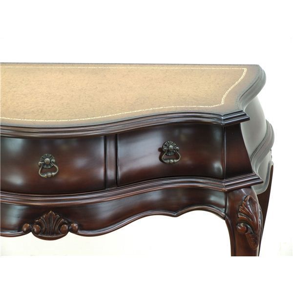 アンティーク調サイドテーブル|コンソールテーブル 幅90cm ブラウン 木製|マホガニー コモ 猫足 組立 WWW_KANDAIZUMI_COM