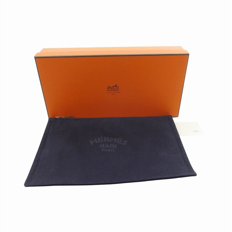 エルメス HERMES BAIN ヨッティング GM ポーチ クラッチバッグ