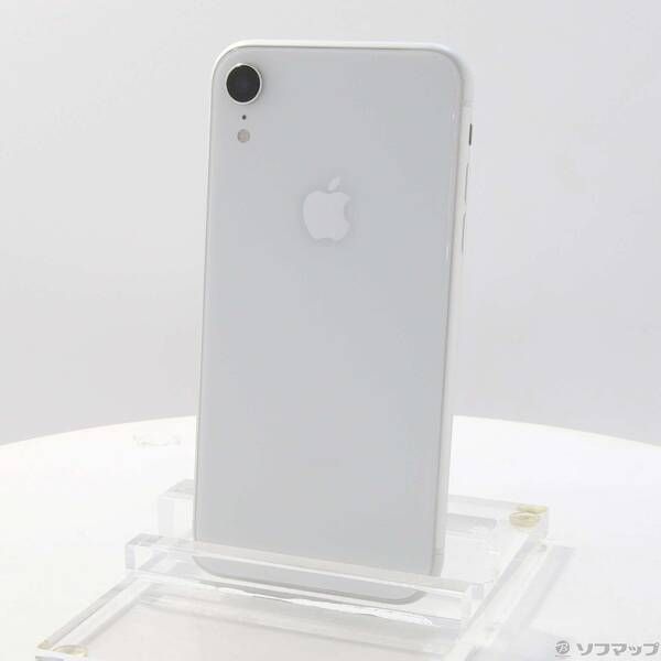 品〕 iPhoneXR 64GB ホワイト MT032J／A SIMフリー【295】 【公式通販】