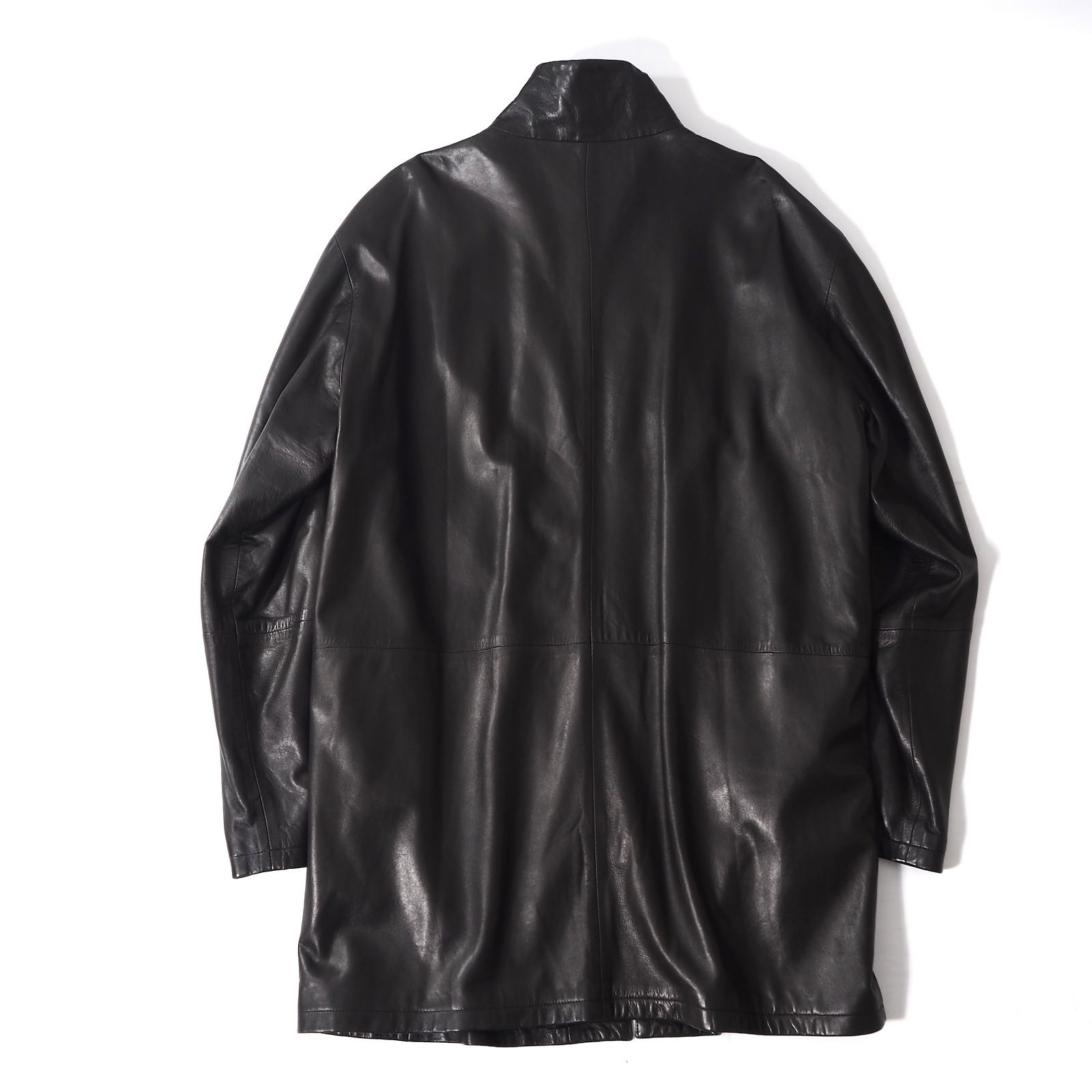◎美品 ジョルジオアルマーニ GIORGIO ARMANI ラムスキン レザー 