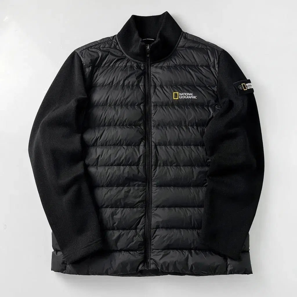 National Geographic ナショナルジオグラフィック 22FW ハイブリッド ニット セーター 軽量 ダウンジャケット