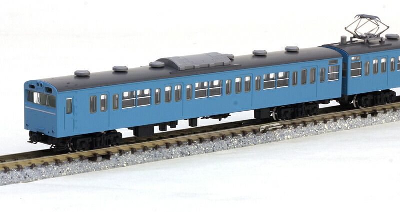 103系通勤電車(高運転台ATC車・スカイブルー)基本セット (4両