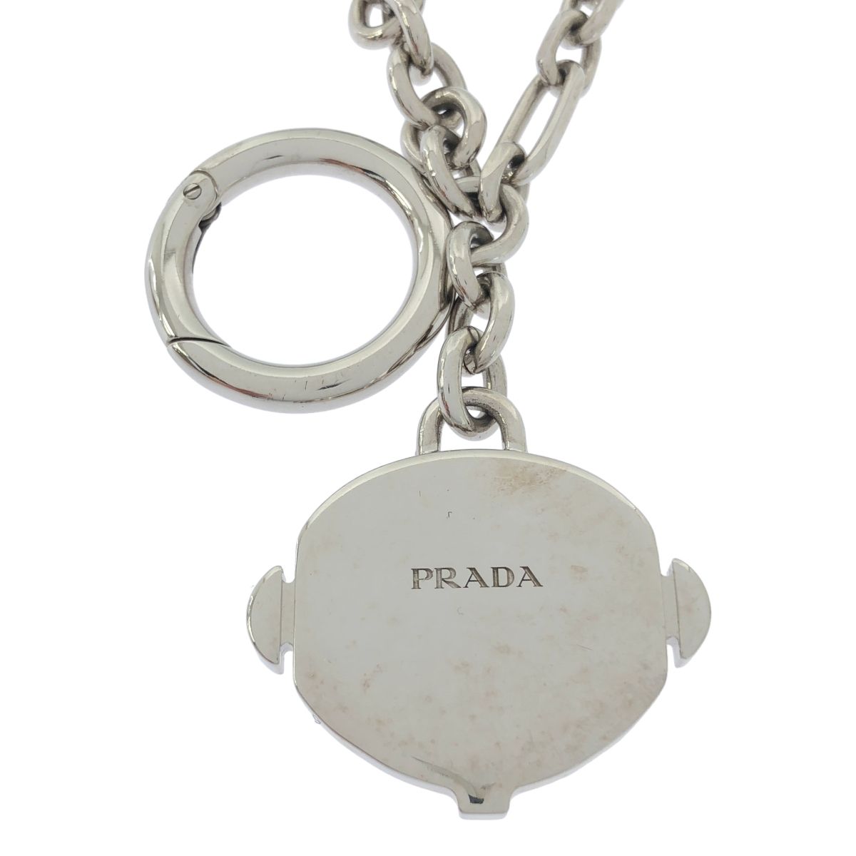 美品　プラダPRADA　ロボット　ウォレットチェーン/キーホルダー2PS033 美品 プラダPRADA ロボット ウォレットチェーン/キーホルダー