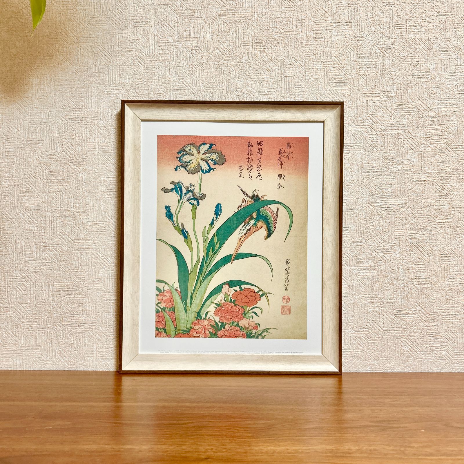 新品☆額絵☆ 新品☆額縁付アートポスター☆日本画☆侘び寂び☆雅☆風景画