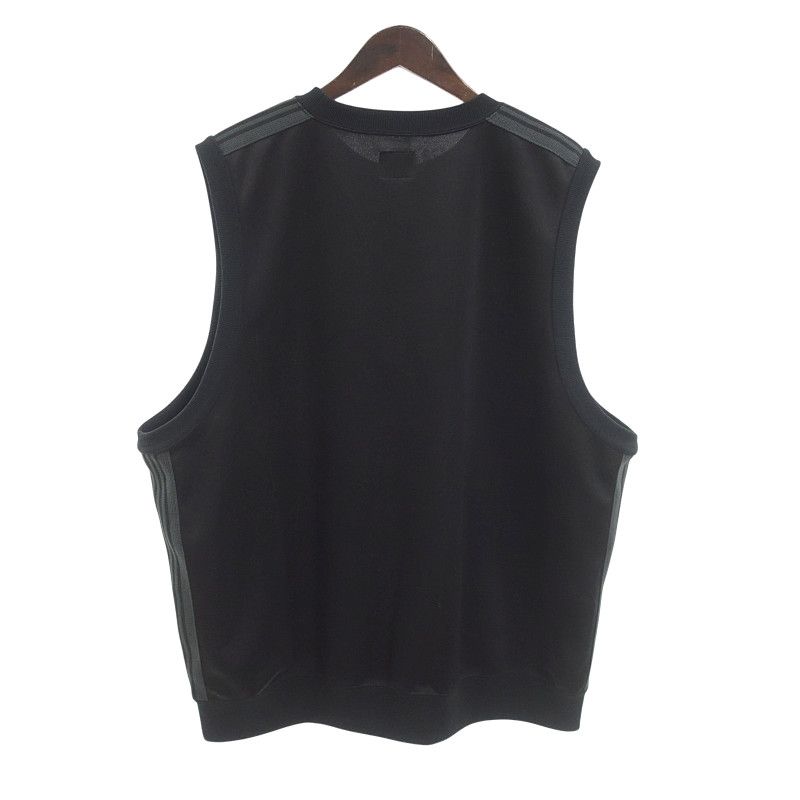 ニードルズ|NEEDLES SLEEVELESS TRACK CREW NECK POLY ノースリーブ ブラック サイズ メンズXL
