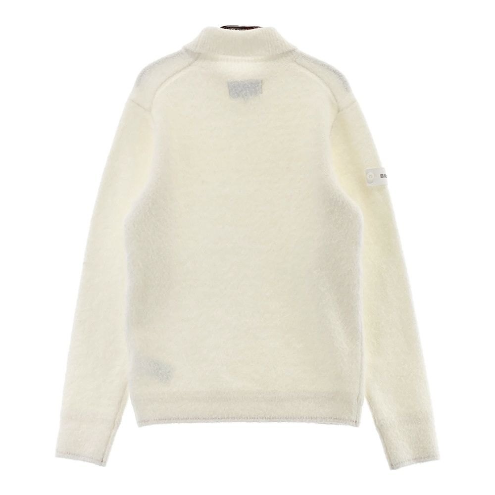 サイズ S BRIEFING GOLF ブリーフィング モデル ハイネック 長袖ニットセーター ウール混 ホワイト系 240101530078 ゴルフウェア レディース ストスト