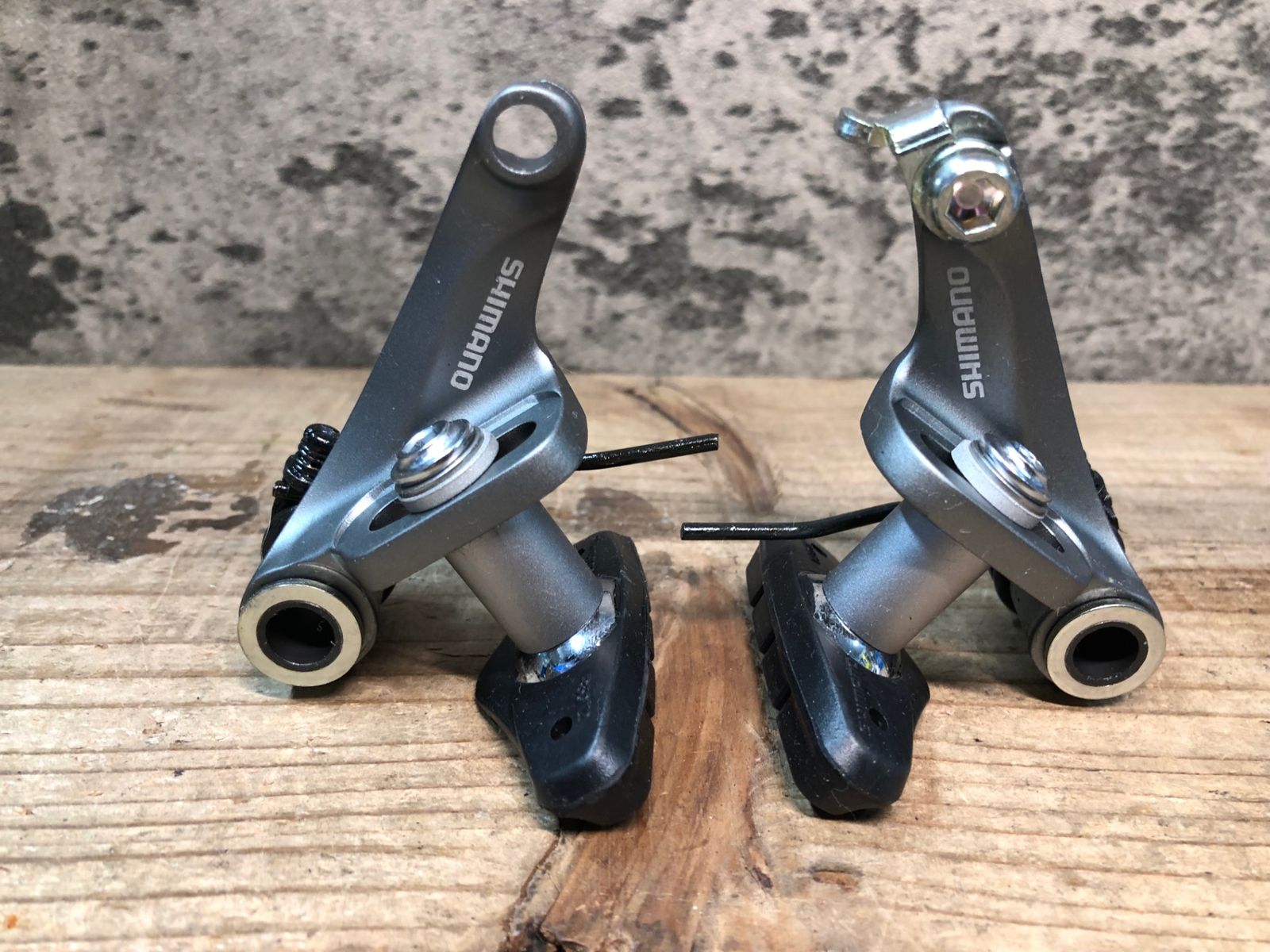 JB529 シマノ SHIMANO BR-CX50 カンチブレーキ シルバー 前後セット
