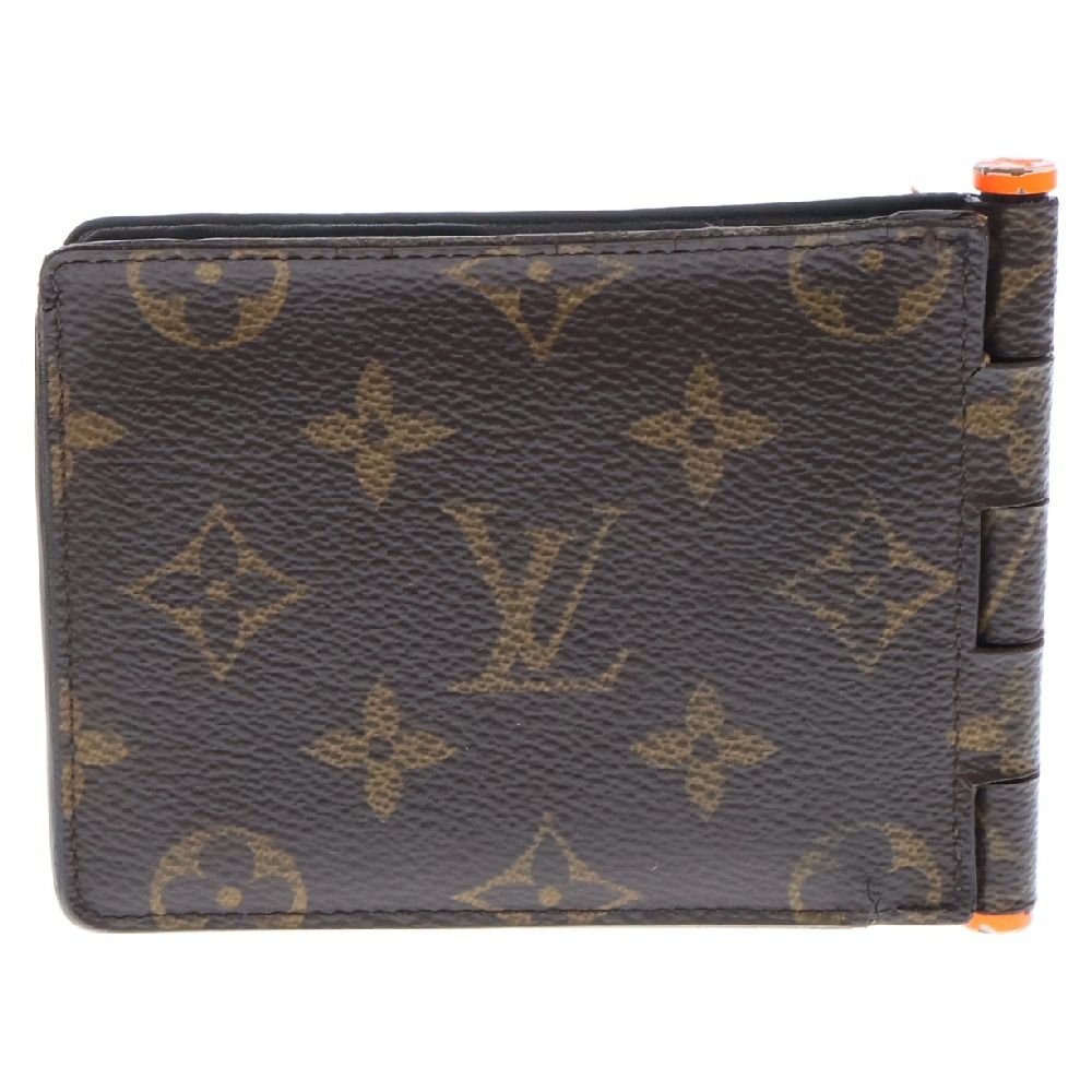 LOUIS VUITTON (ルイヴィトン) ポルトフォイユミュルティプルヒンジ 折り財布 コンパクトウォレット ブラウン/ブラック M67450 -  メルカリ