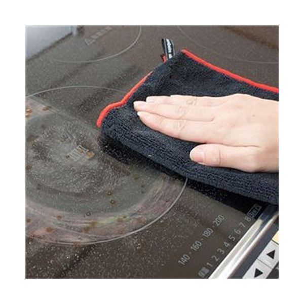  まとめ サンベルム ビストロ先生キッチン万能ふきん ブラック K 32912 ふきん 台ふきん キッチン消耗品