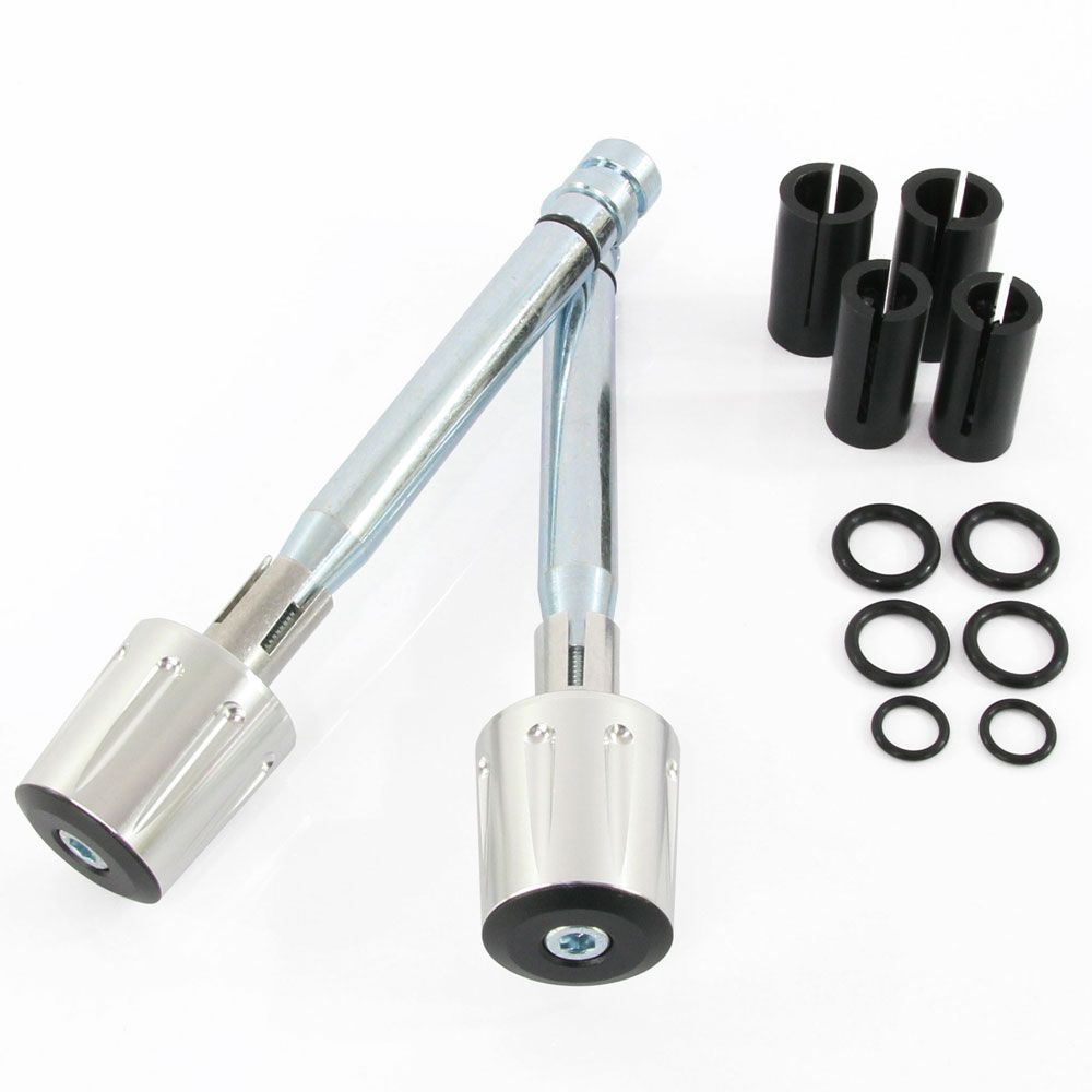 汎用 バーエンドウエイト ハンドルウエイト 200グラム 銀