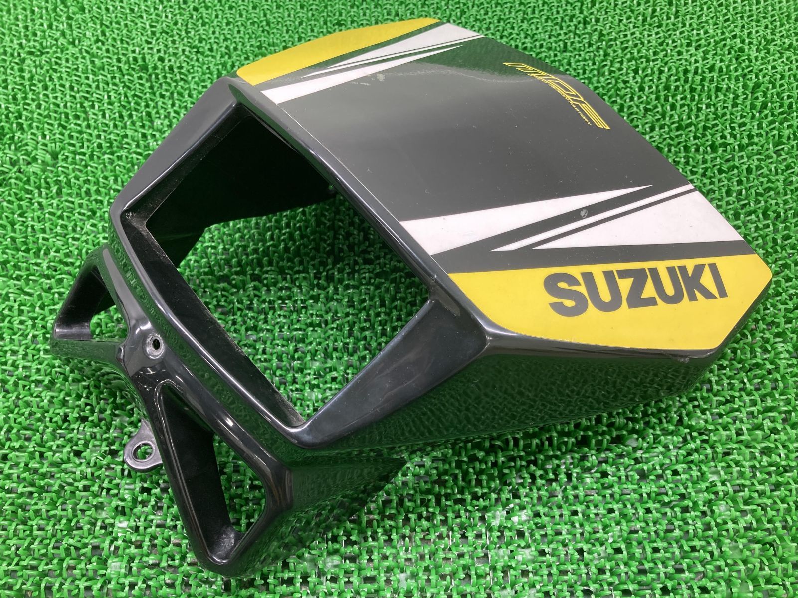 DR-Z400SM ライトカウル 黒/黄 29F スズキ 純正  バイク 部品 SK43A SK44A コンディション良好 割れ欠け無し 品薄 車検 Genuine:22211963