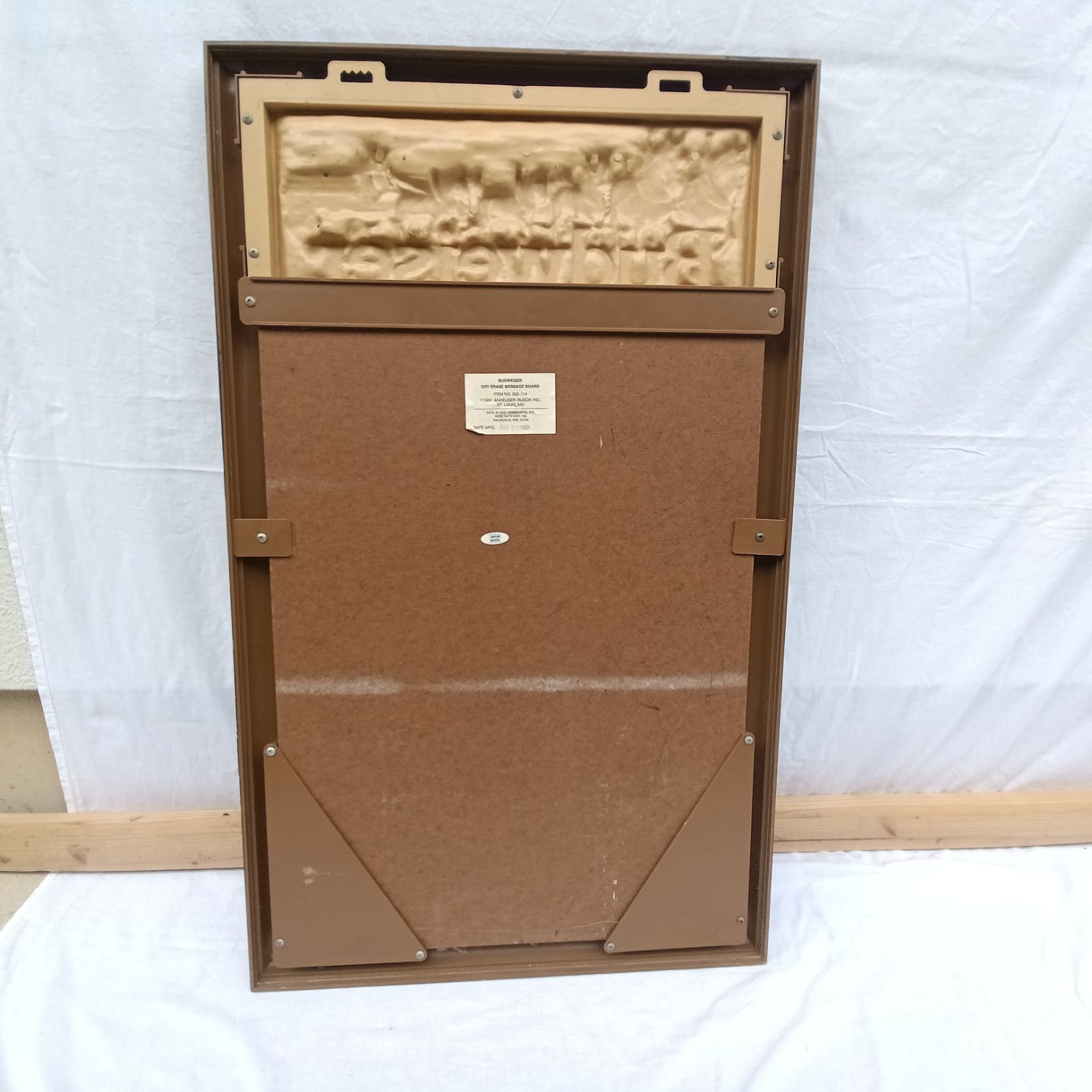 【レア品】バドワイザー クライズデール ピューター アート1981年製 限定品 レア品】バドワイザー クライズデール ピューター アート1981年