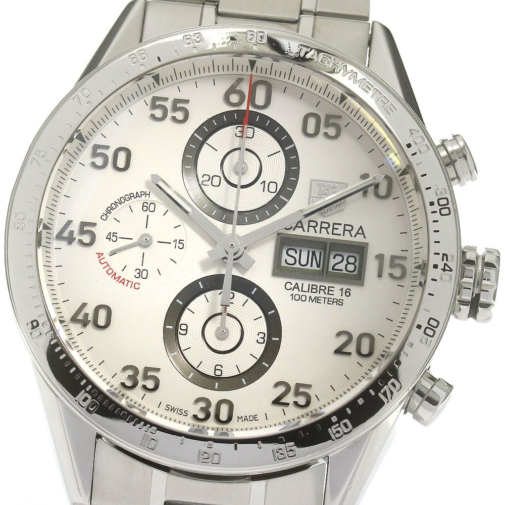 タグホイヤー TAG HEUER CV2A11 カレラ キャリバー16 クロノグラフ デイデイト 自動巻き メンズ_864490