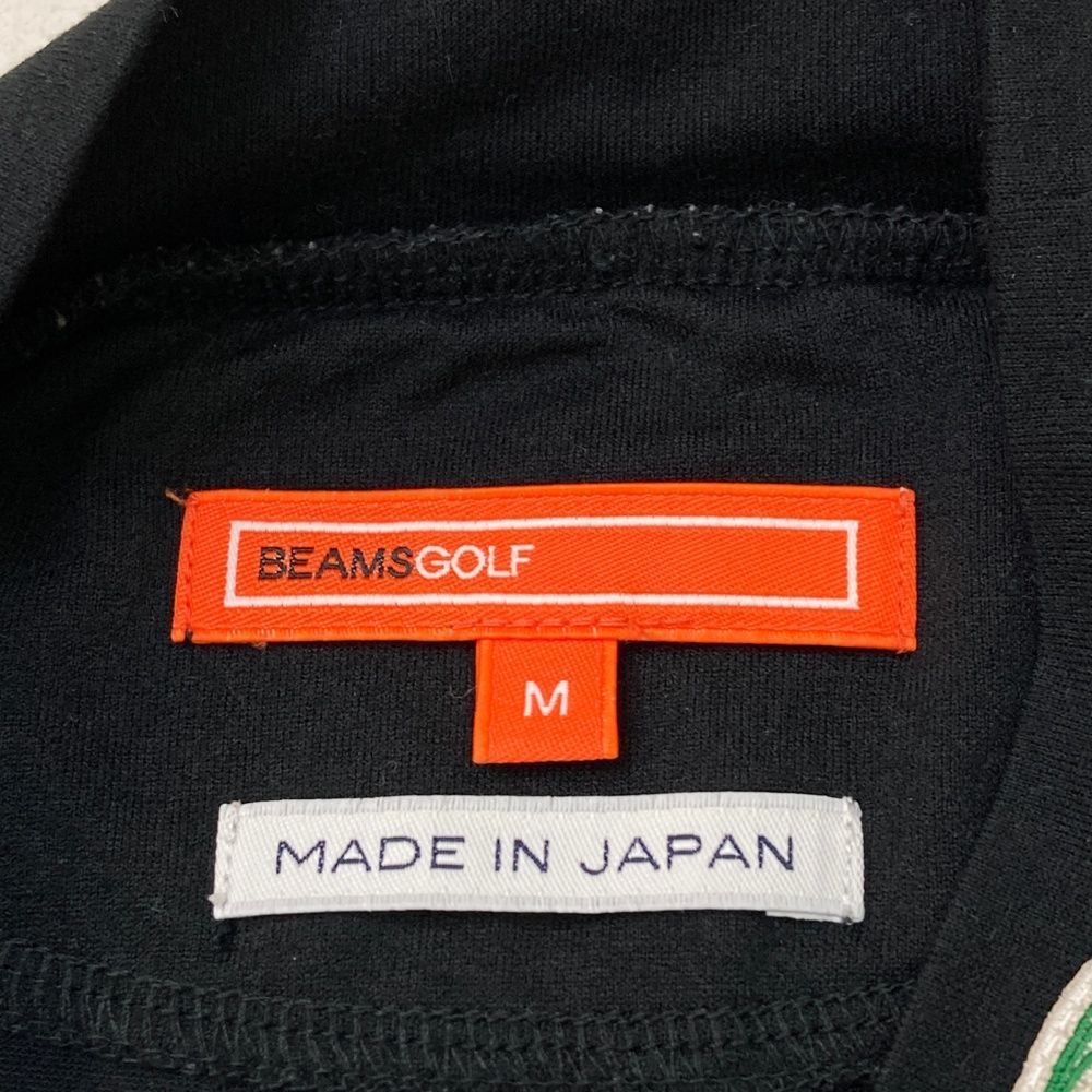 サイズ：M BEAMS GOLF ビームスゴルフ ハイネック 半袖Tシャツ