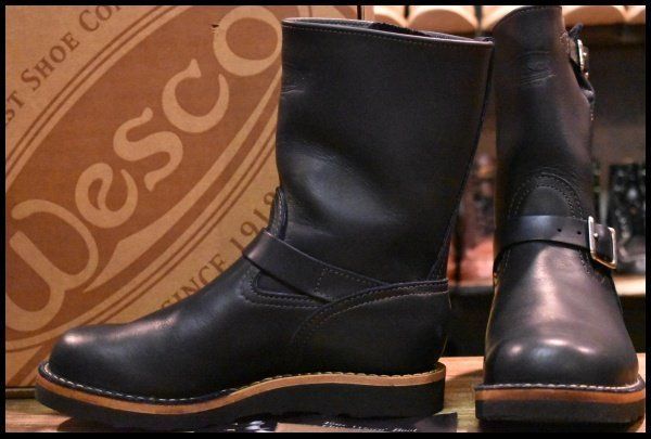 【9.5E 未使用】WESCO ウエスコ×ネイバーフッド 黒×バーラップラフアウト ビブラム1010シングル 13年26週 HOPESMORE 2025年最新WESCO ネイバーフッド の人気アイテム - メルカリ