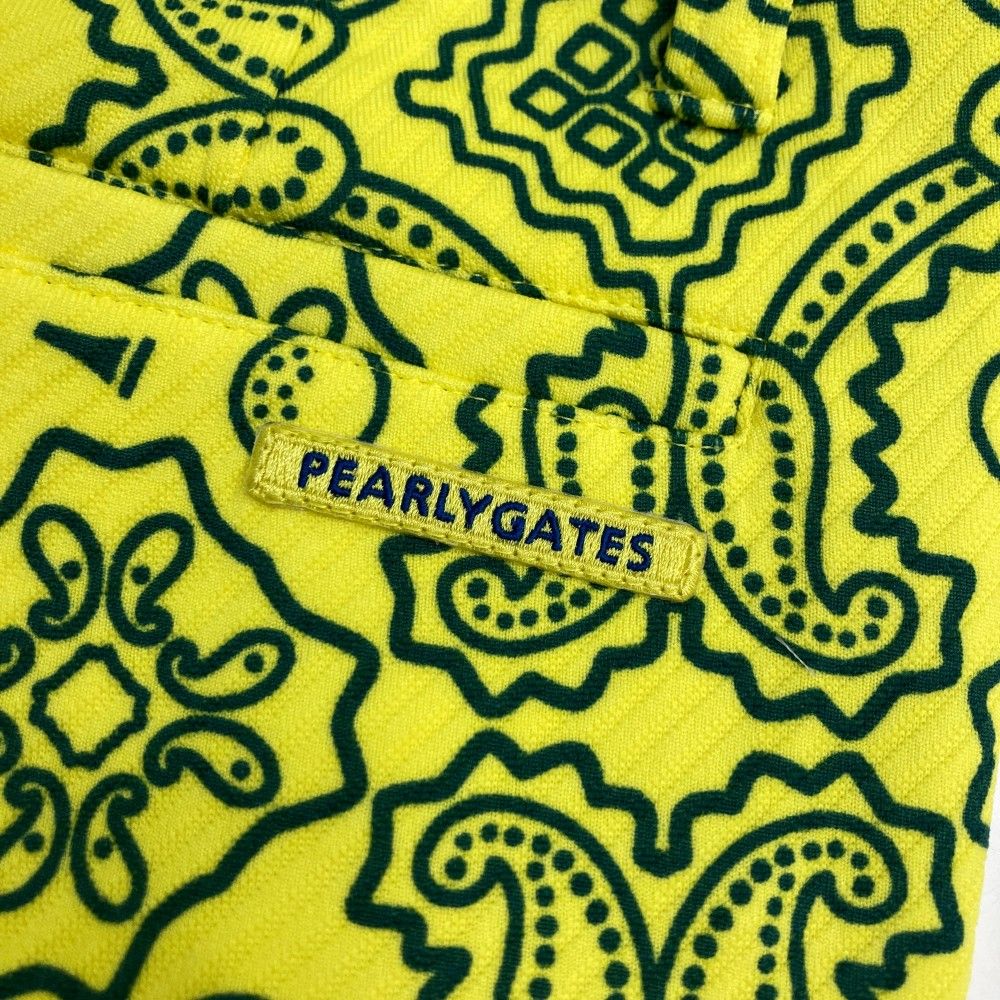 サイズ：1 PEARLY GATES パーリーゲイツ 055-0131308 パンツ  イエロー系 [240101489630] ゴルフウェア レディース ストスト サイズ：1 PEARLY GATES パーリーゲイツ 055-0131308 パンツ