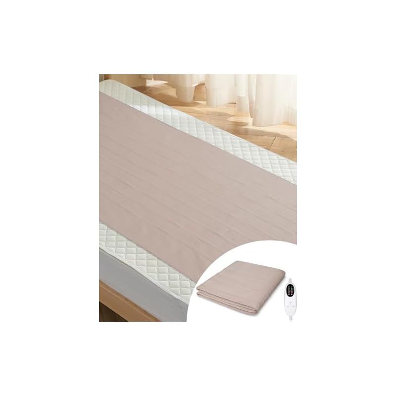 電気毛布 敷き 掛け兼用 節電 電気敷き毛布 4段階タイマー 140×80cm 切り忘れ防止タイマー付き 5段階温度調整 丸洗い 防寒対策 電気ブランケット 肩掛け 膝掛け シングル 暖房器具 毛玉なし ギフト 丸洗い可 頭寒足熱 ダニ退治 アウ 1