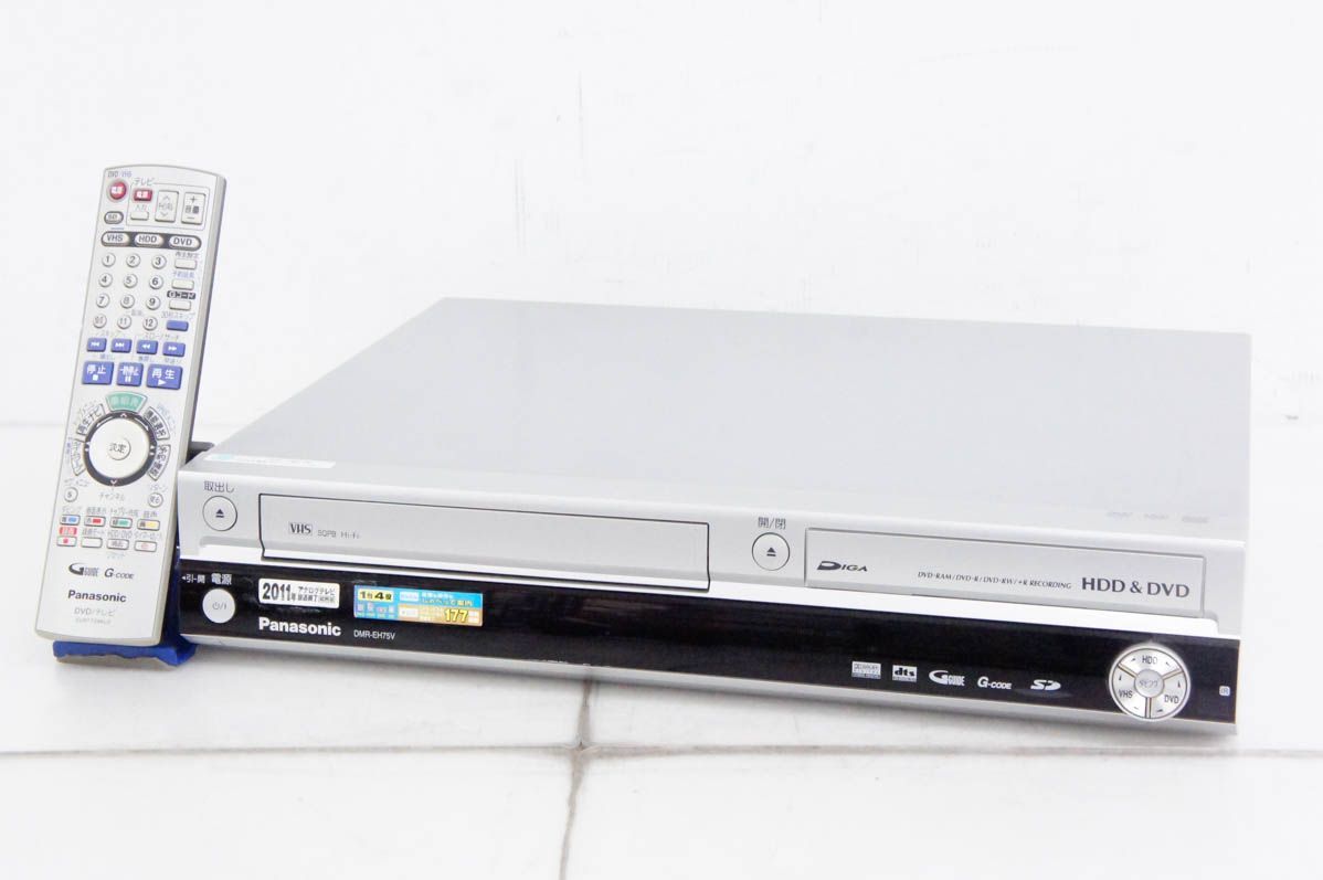 貴重！ビデオデッキ パナソニック DMR-EH75V VHS＆HDD＆DVD ビデオデッキ パナソニック DMR-EH75V (VHS＆HDD＆DVD Amazon.co