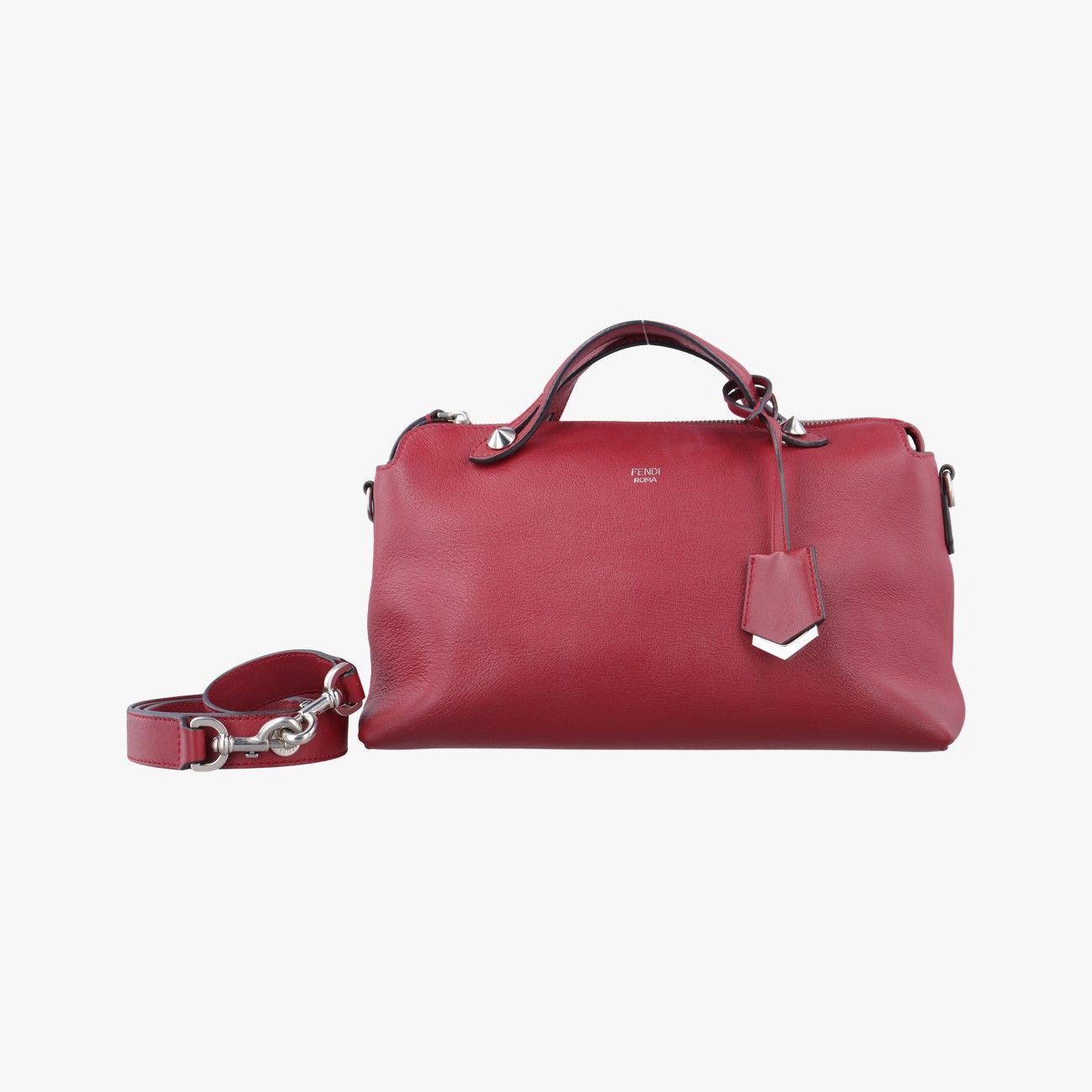 FENDI バイザウェイ 2way ショルダー ピンク/ワインレッド FENDI バイザウェイ 2way ショルダー ピンク/ワインレッド