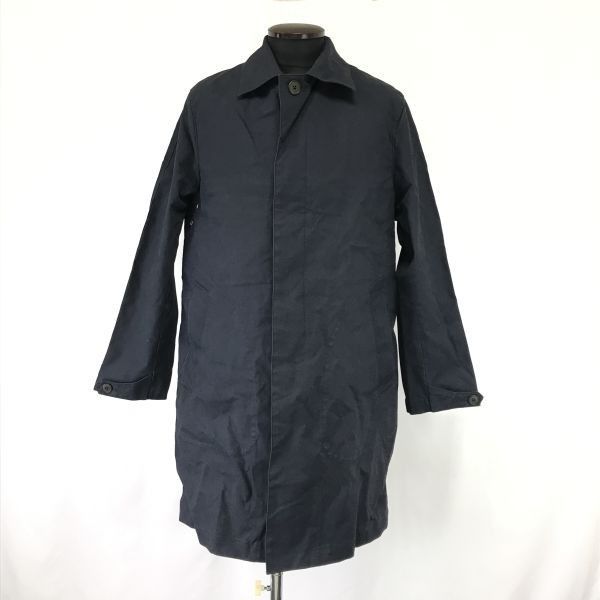 ★未使用★ EDIFICE ステンカラーコート ネイビー 48 エディフィス エディフィス/EDIFICE☆ステンカラーコート【40/メンズL/濃紺