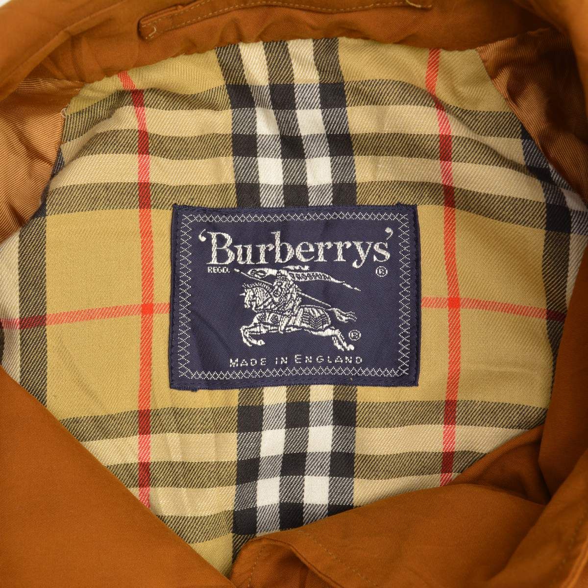 BURBERRYPRORSUM】90s イングランド製 ノバチェックライニングステン
