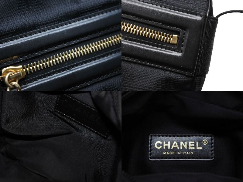 極美品 CHANEL シャネル ニュートラベルライン ショルダーバッグ ココマーク 11番台 A30913 ナイロン ブラック ゴールド金具 中古 4b003675 CHANEL - 極美品 CHANEL シャネル ニュートラベルライン ショルダー