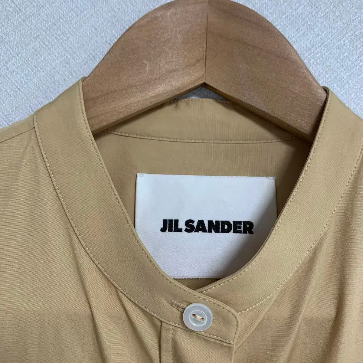 Jil Sander(ジルサンダー) ノーカラー シャツ - メルカリ