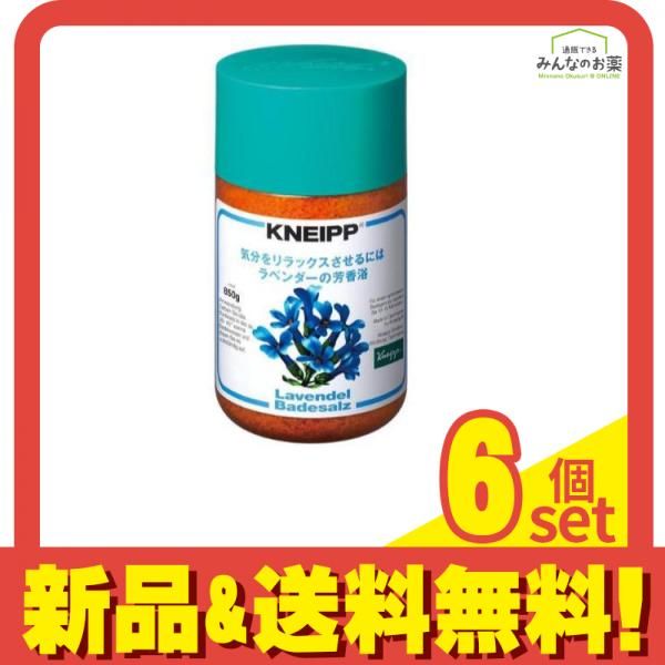 クナイプ(KNEIPP) バスソルト ラベンダーの香り 850g 6個セット まとめ売り