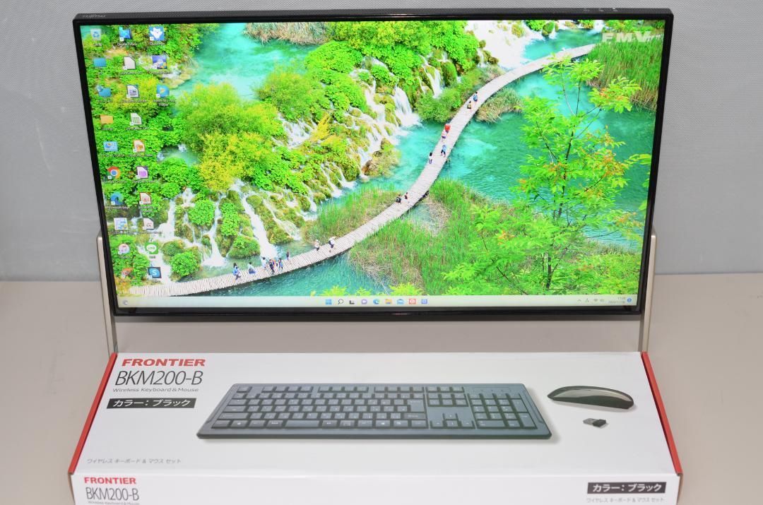 中古一体型パソコン 富士通 FH77/B1 Windows11+office core i7-7700HQ/爆速SSD512GB+HDD3TB/メモリ8GB/23.8インチ/ブルーレイ/テレビ機能 fh77 中古（パソコン｜パソコン・周辺機器）の通販