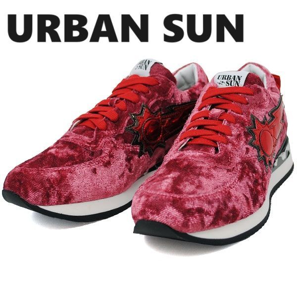 URBAN SUN アーバンサン LAURE 136 ラウレ ベロア ローカットスニーカー シューズ レディース