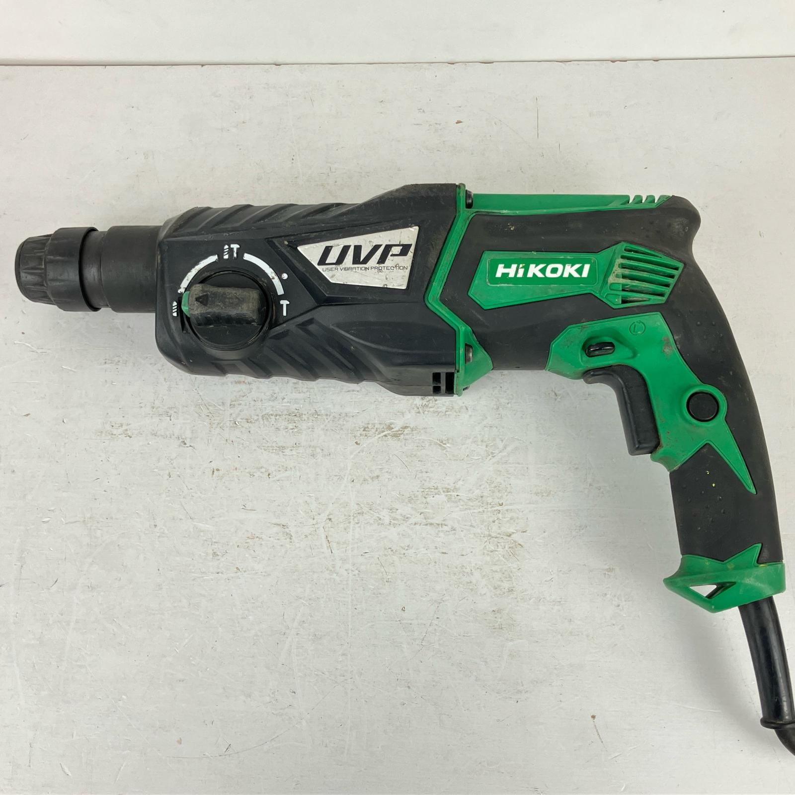 ЗЗHiKOKI ハイコーキ 28mm ロータリハンマドリル ケース付 DH28PCY ブラック×グリーン