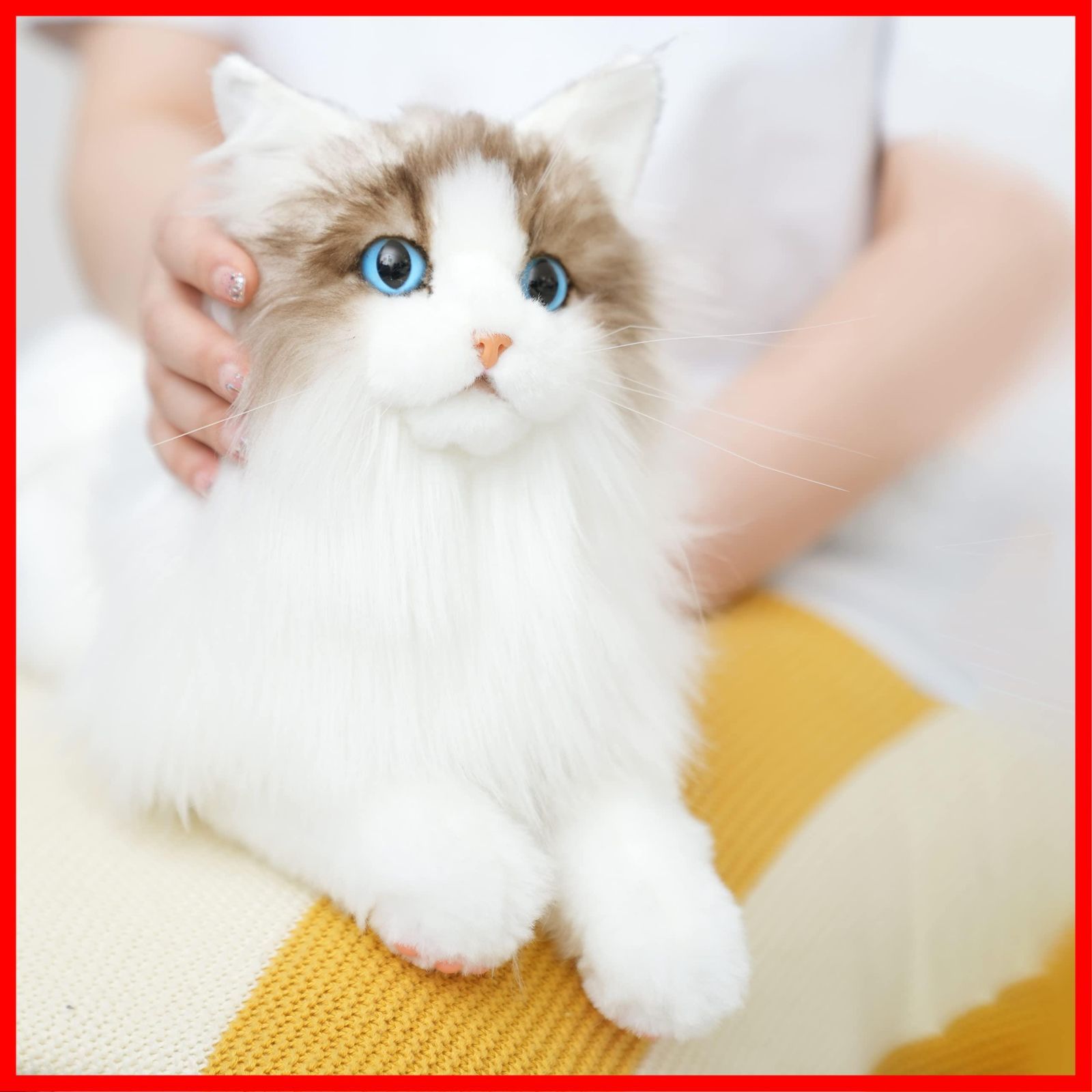 【在庫処分】リアル手作ぬいぐるみ本物のサイズは、猫好き、お年寄りへのプレゼントです母の日プレゼント ぬいぐるみ 猫