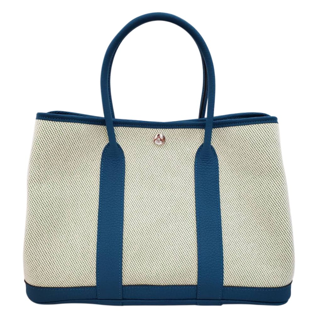 希少 HERMES エルメス ガーデンパーティトートバッグ
