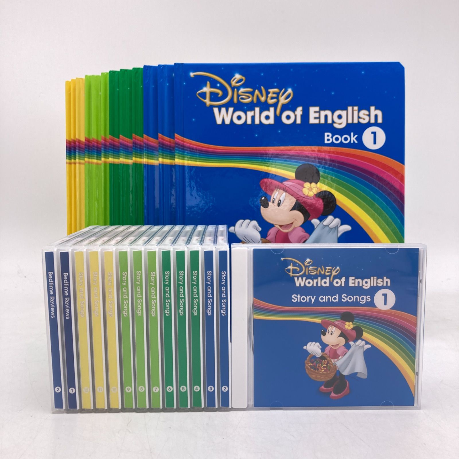 DWE メインプログラム絵本&CD ディズニー英語システム ワールドファミリー-