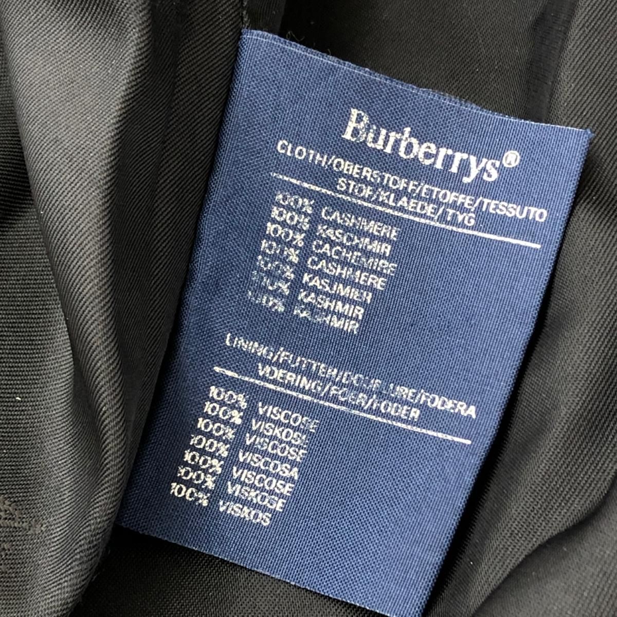 Burberry's バーバリーズ カシミヤコート ネイビー カシミヤ100