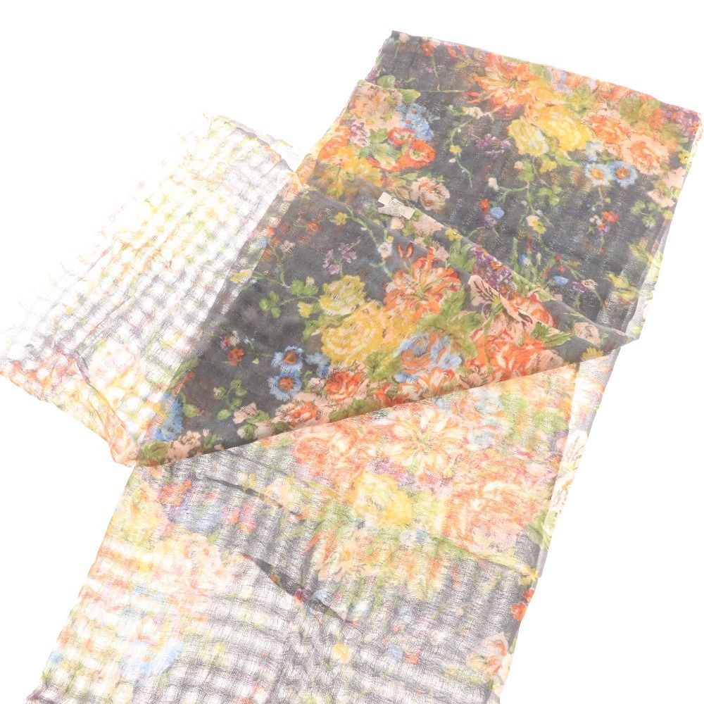 EPICEエピス　大判ストール新品未使用 □ EPICE エピス ストール 大判 フラワー 花柄 マフラー メンズ