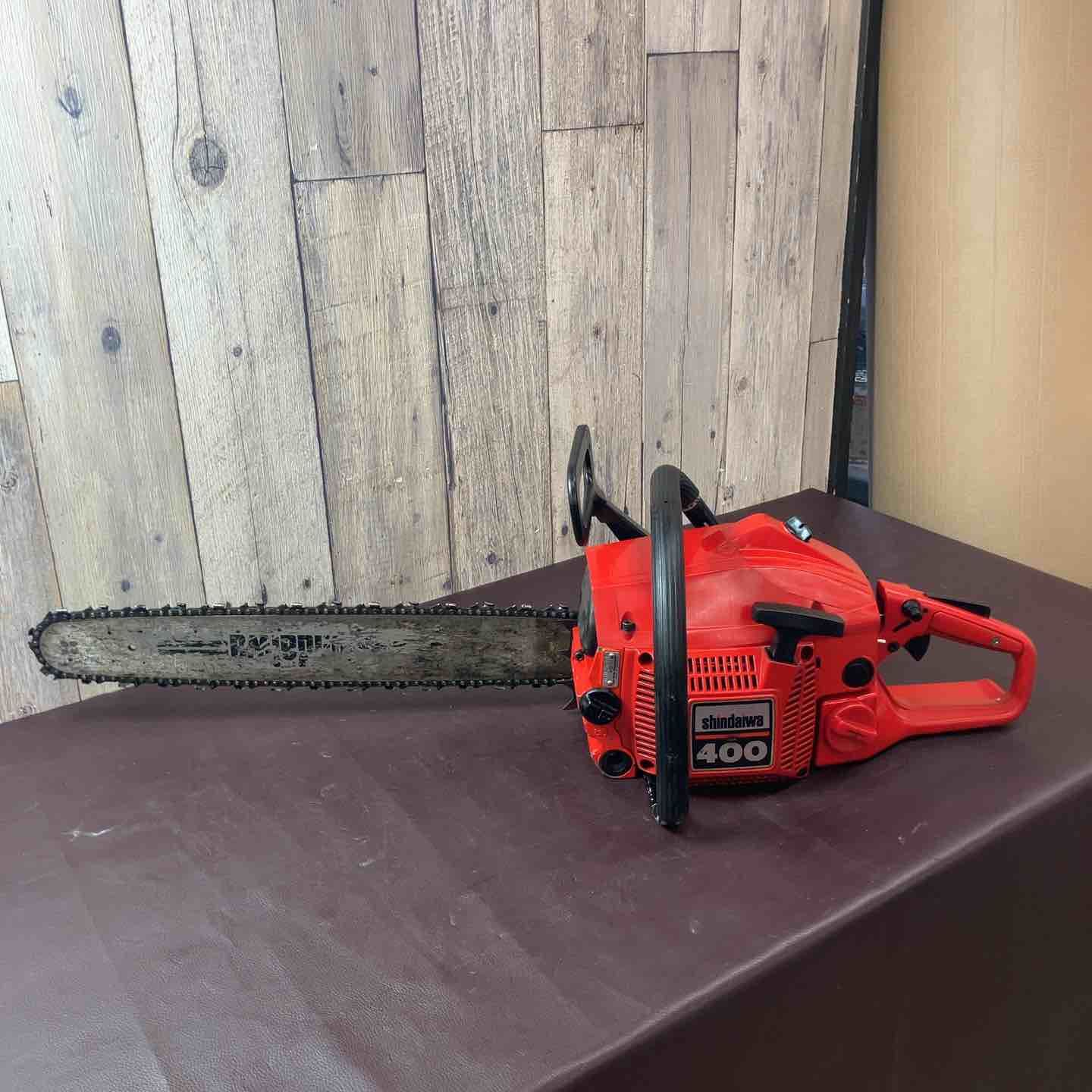 品 新ダイワ shindaiwa エンジンチェンソー 400 切断機 木切断 東大和店