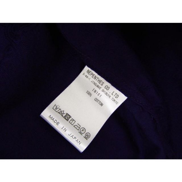 needles ニードルス 長袖シャツ ボタン IN161 SIZE:2★FL1178 needles ニードルス 長袖シャツ ボタン IN161 SIZE:2☆FL1178