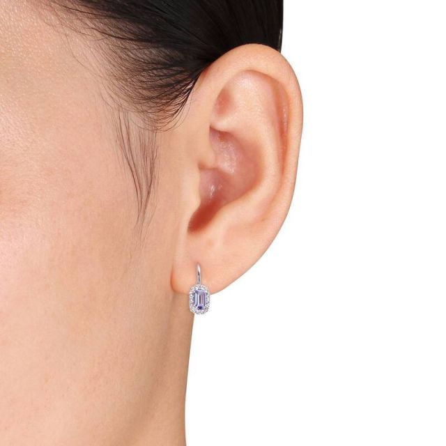 【送料無料】 ステラ グレース レディース ピアス・イヤリング アクセサリー Stella Grace 10k White Gold Lab-Created Moissanite Floral Stud Earrings 10k Whgold