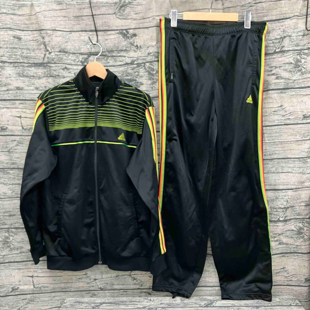 adidas アディダス jd2002 上下セット ジャ-ジ Lサイズ