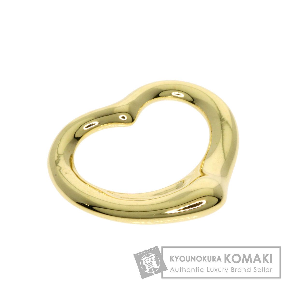 【美品】TIFFANY &Co.オープンハートペンダントトップK18YG 4g TIFFANY&Co. ティファニー オープンハート ペンダントトップ