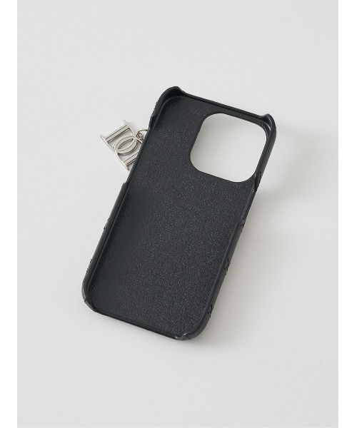 キルティングビジューDDチャームiPhoneケース
